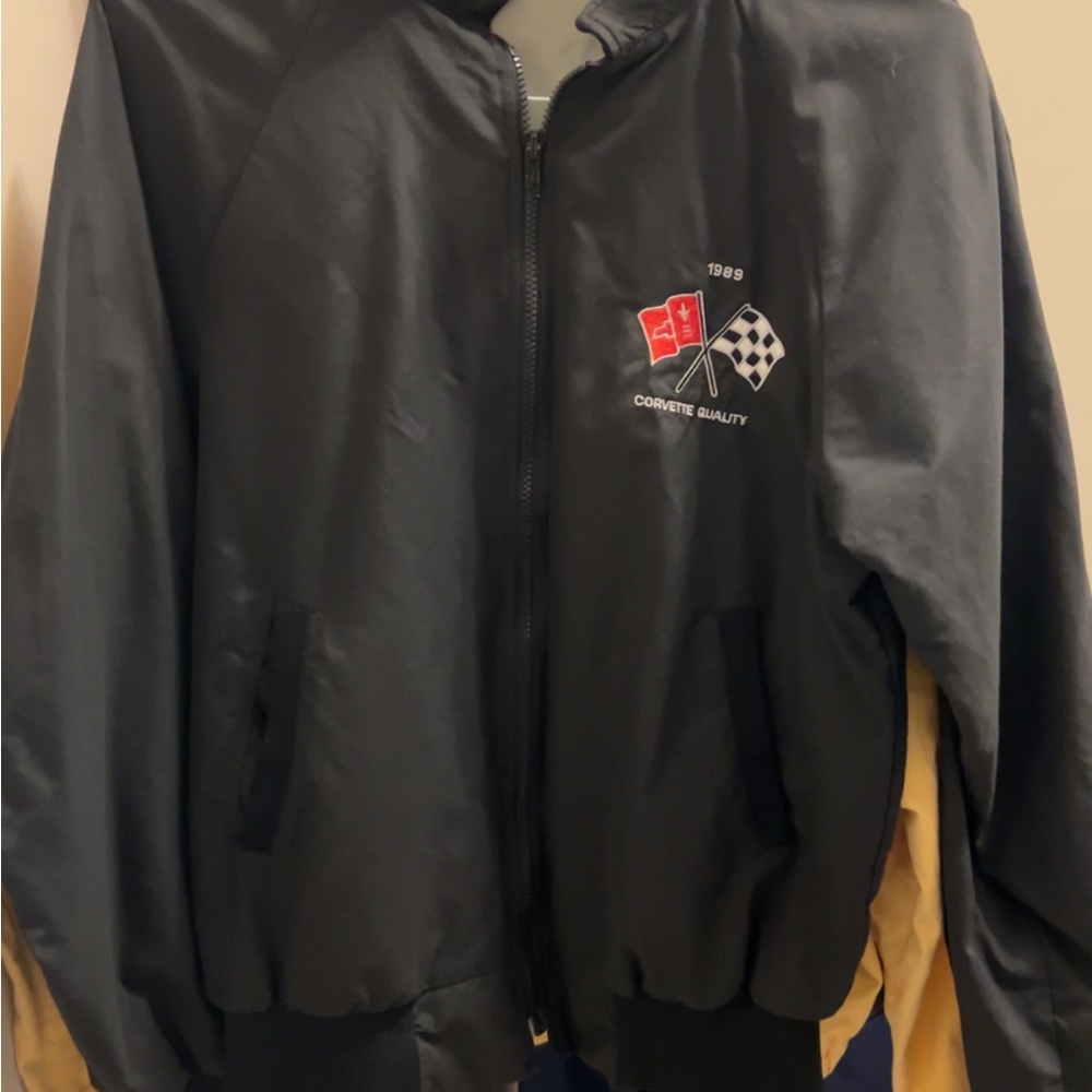 Vintage Black Corvette Jacket-1989